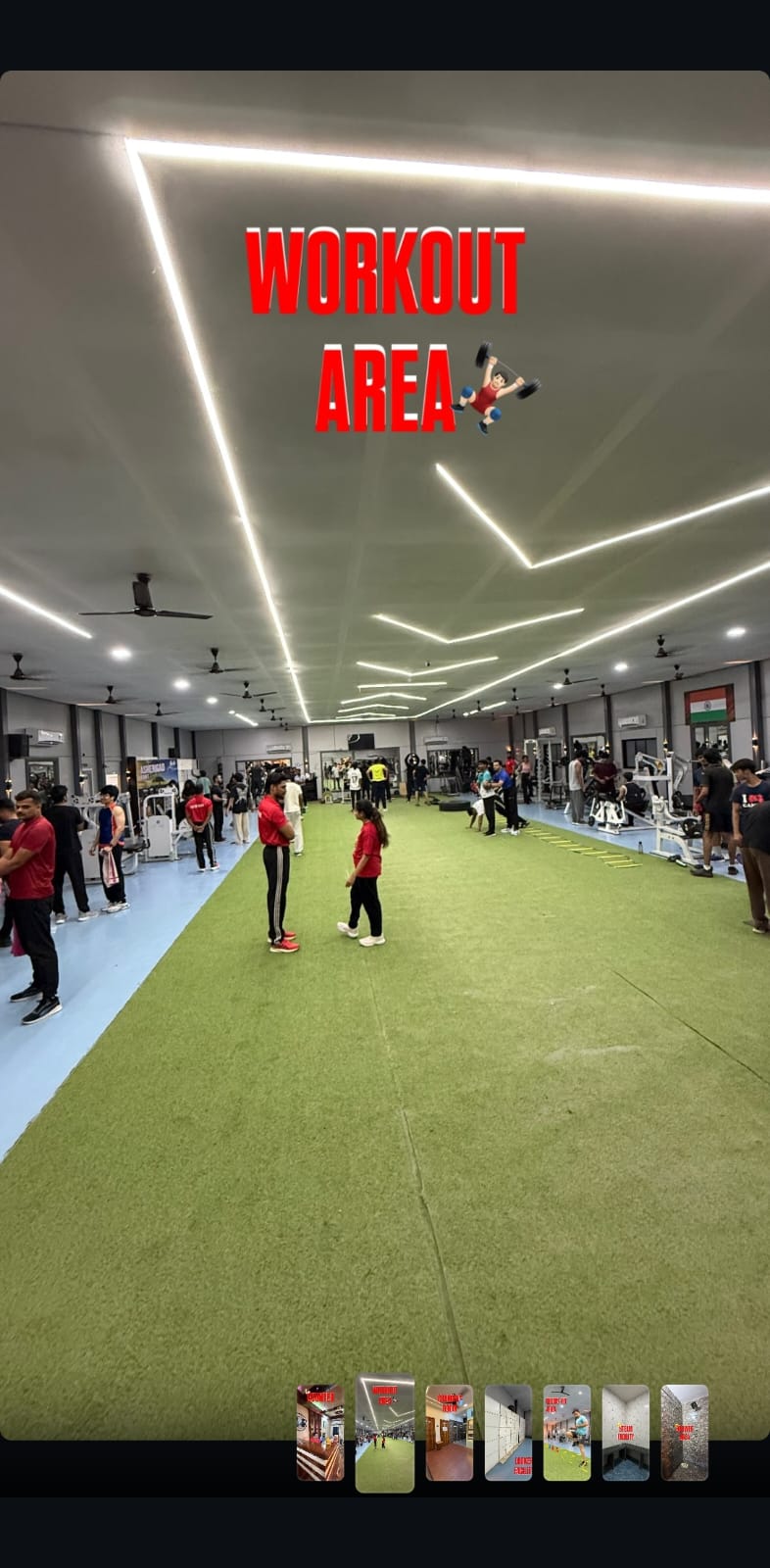 Dumbbell Rack and Free Weights Zone Virar East
