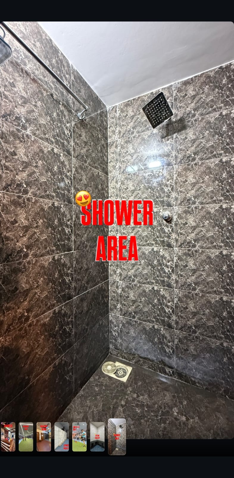Changing and Shower Rooms Virar East Gym