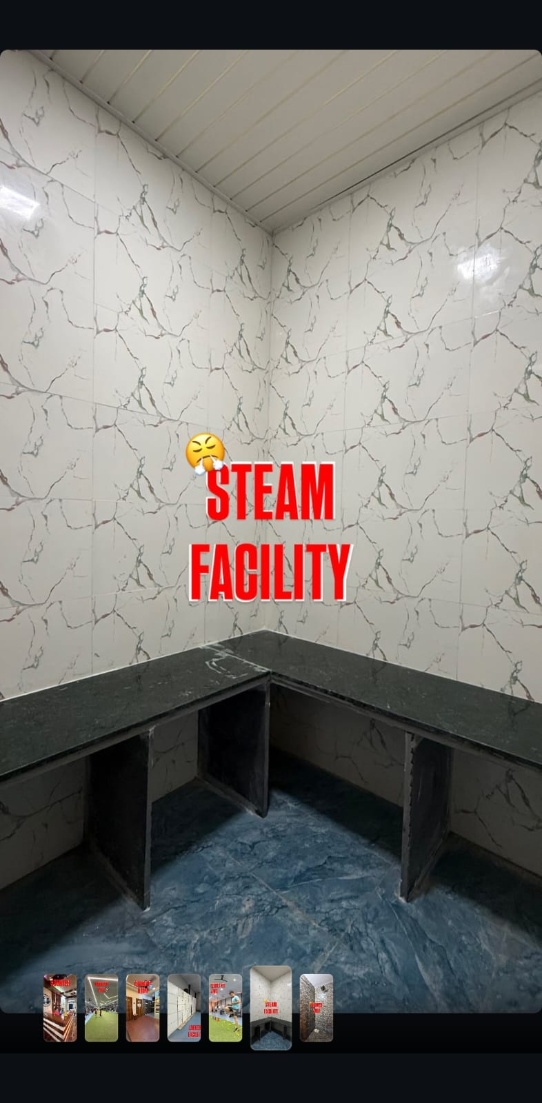 Steam Bath Sauna Facility Unity Fitness