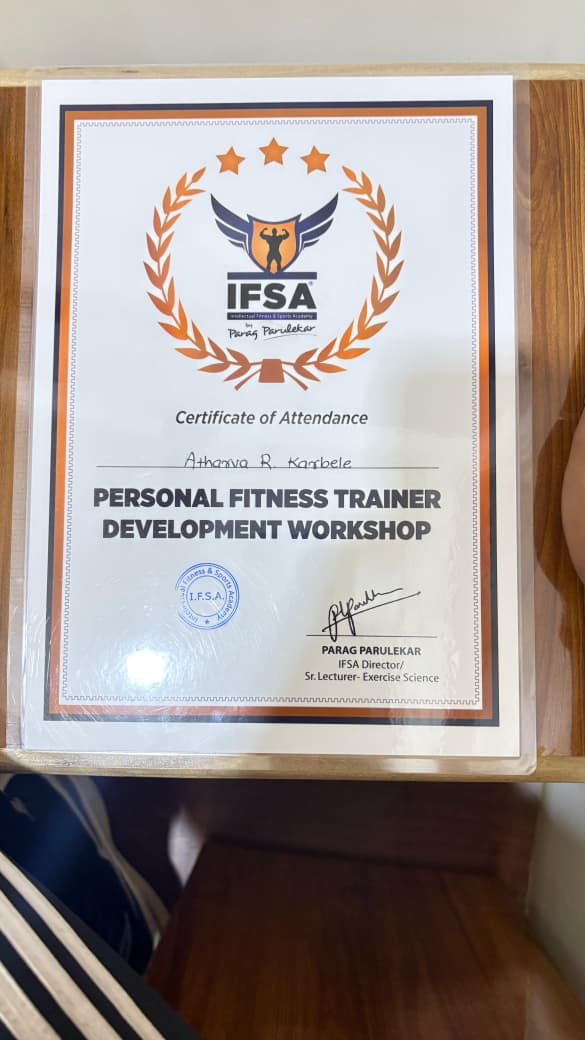 IFSA Advanced Personal Training - Certificate