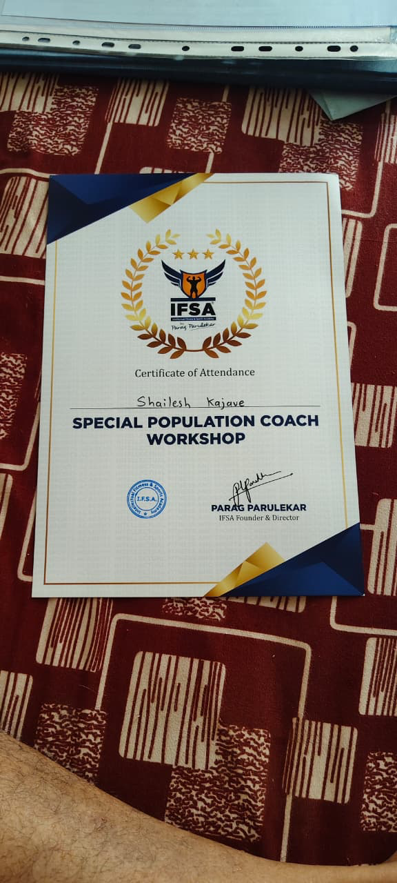 Special Population Trainer - Certificate